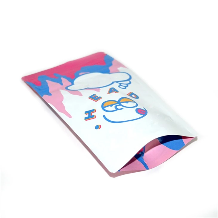 Empty Packaging Bags 3.5 Small Mylar Bag Package Smoking Dry Herb Baggies Zipper Resealable