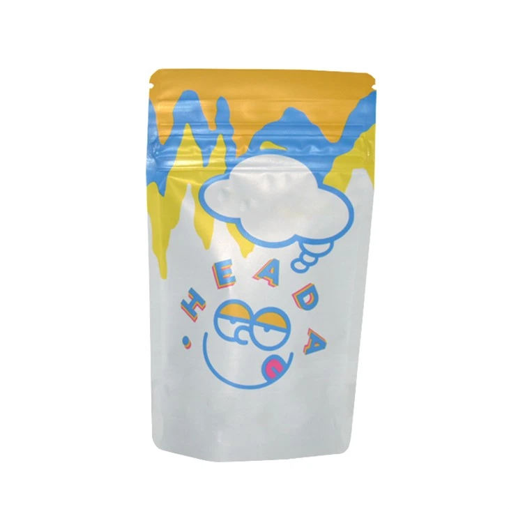 Empty Packaging Bags 3.5 Small Mylar Bag Package Smoking Dry Herb Baggies Zipper Resealable