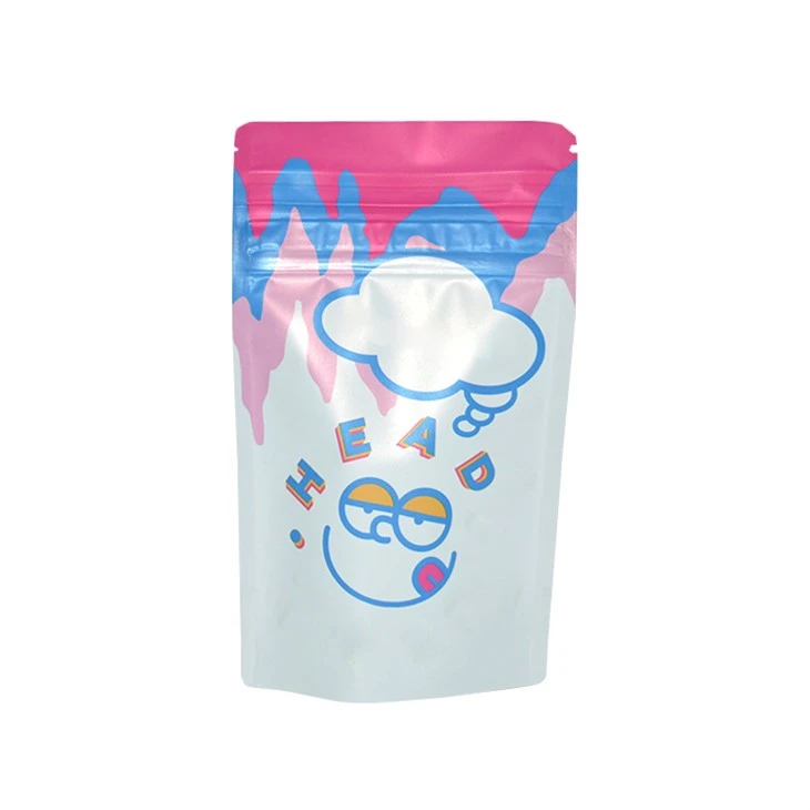 Empty Packaging Bags 3.5 Small Mylar Bag Package Smoking Dry Herb Baggies Zipper Resealable