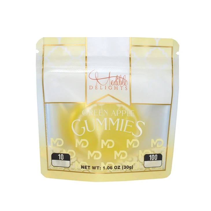 Plastic Laminated Mylar Foil Stand Up Pouches With Zipper For Tablets / Capsule / Pills Packaging Bag