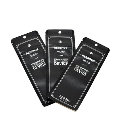 Custom enprime ziplock sak anbalaj siga ak imidite pou anbalaj sak siga