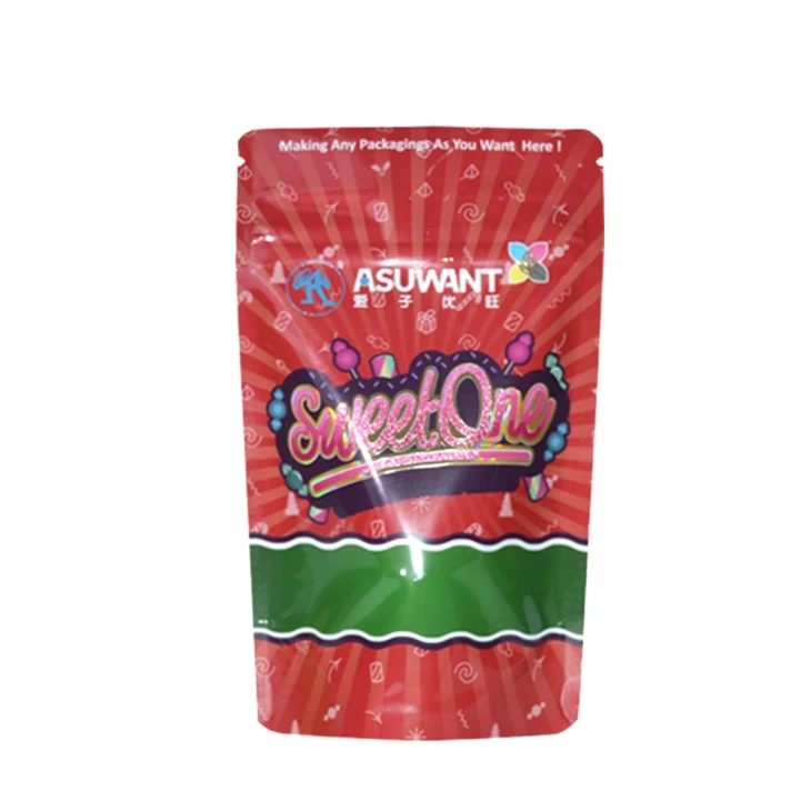 3.5g Childproof Cannabis Plastic Zipper Smell Proof Packaging Bags