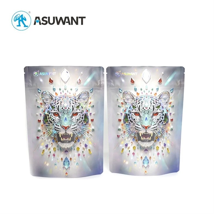 Faktori BRC sètifye Premium teksti plastik anbalaj sak ak Spot Gloss UV & leve soti vivan kouch UV