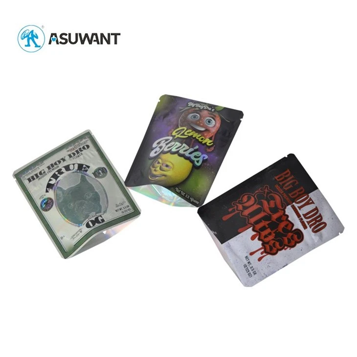 Smell Proof Stand Up Pouch Ziplock Runtz Bags factory