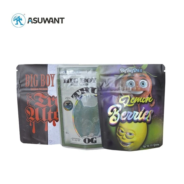 Smell Proof Stand Up Pouch Ziplock Runtz Bags suppliers